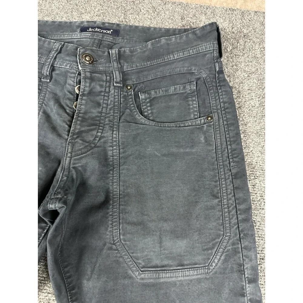 JECKERSON Men's Jeans Blue Patina  Cotton Stretch  Made In ITALY Size 31